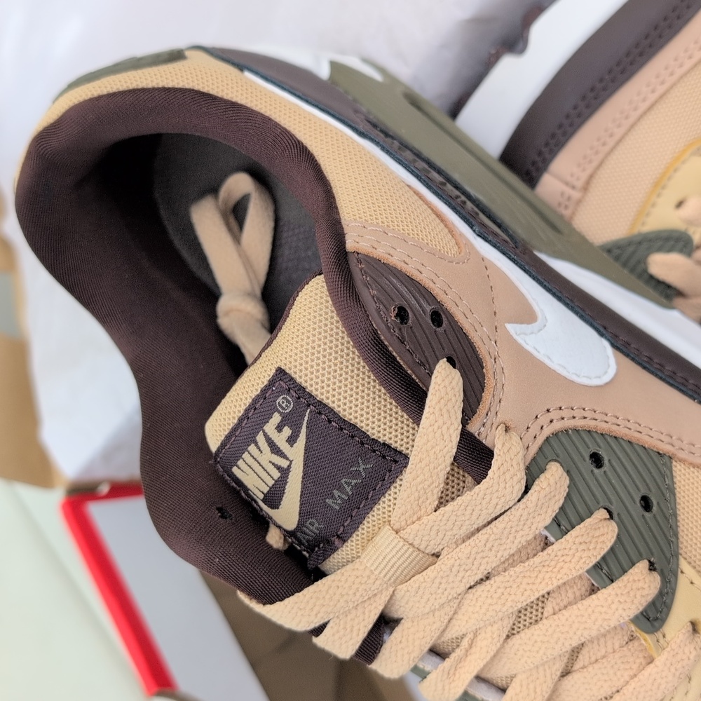 Nike Air Max 90 - Hemp Sesame Earth - Men's Size 8.5 ( FB9658-200 ) - Picture 5 of 8
